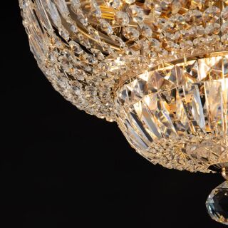 Maytoni Leuchter Basfor 12-flammig Gold Kristall