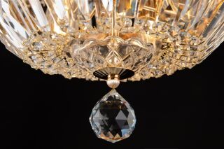 Maytoni Leuchter Basfor 12-flammig Gold Kristall