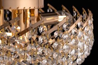 Maytoni Leuchter Karolina 6-flammig Gold Kristall