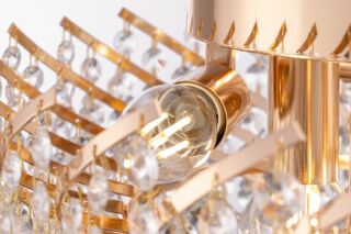 Maytoni Leuchter Karolina 6-flammig Gold Kristall