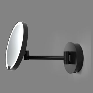 Decor Walther JUST LOOK PLUS WR 7X Wandkosmetikspiegel schwarz matt