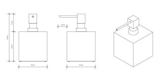 Decor Walther Corner DW 475 Seifenspender Gold