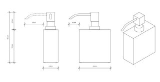 Decor Walther Corner DW 470 Seifenspender Chrom