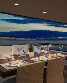 Silwy x Sompex Monaco Akku-Tischleuchte sand