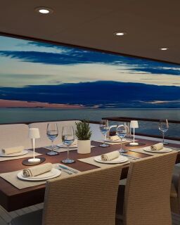 Silwy x Sompex Monaco Akku-Tischleuchte weiß