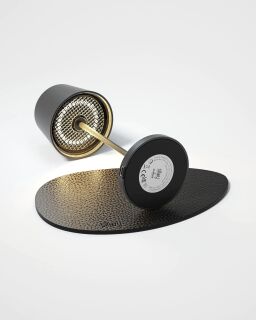 Silwy x Sompex Monaco Akku-Tischleuchte schwarz