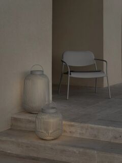 blomus Mobile LED Leuchte -LITO- Farbe Granite Gray Size L