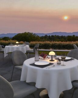 Villeroy & Boch Bergamo Akku LED Tischleuchte oliv