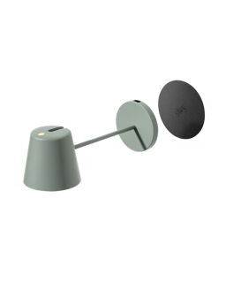 Silwy x Sompex Portofino Akku-Tischleuchte olivgrün