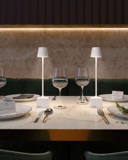 Sompex Dave Akku-Tischleuchte sand