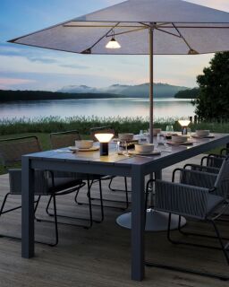 Sompex Mikono Akku-Tisch- Pendelleuchte olivgrün