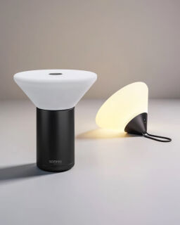 Sompex Mikono Akku-Tisch- Pendelleuchte schwarz