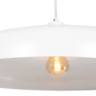 Steinhauer Design Pendelleuchte Krisip weiß