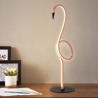 Elstead Tischleuchte Flamingo pink