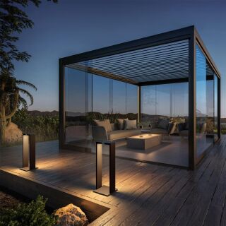 Solar LED Akkustandleuchte Axis Maxi