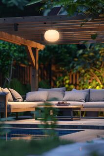 Solar Akku LED Hängeleuchte Glowing Elegance Hanging Globe 1