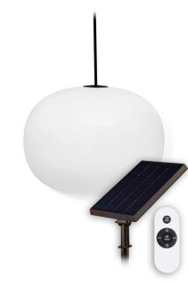 Solar Akku LED Hängeleuchte Glowing Elegance Hanging Globe 1