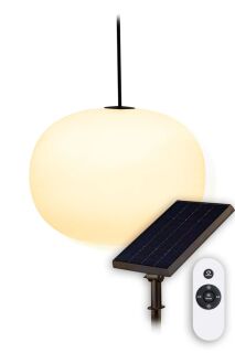 Solar Akku LED Hängeleuchte Glowing Elegance Hanging Globe 1