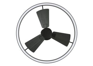Lucci Air Deckenventilator Cessna Schwarz mit LED Beleuchtung