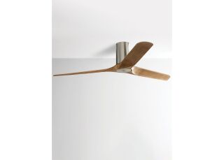 Lucci Air Deckenventilator Londo Chrom gebürstet/Teak
