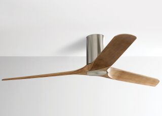 Lucci Air Deckenventilator Londo Chrom gebürstet/Teak