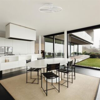 Mantra Nepal II Deckenventilator mit LED Beleuchtung weiß