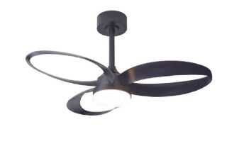 Mantra Infinity Fan Deckenventilator mit LED Beleuchtung schwarz