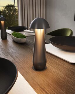 Villeroy & Boch Modena 21cm Akku LED Tischleuchte graphit