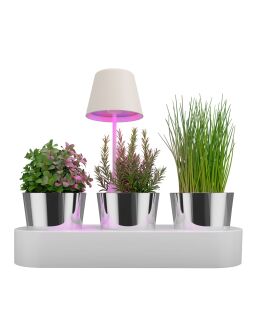 Sompex Peeky weiß Akkutischleuchte