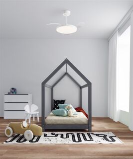 Mantra Slim Fan Mini Deckenventilator mit LED Beleuchtung weiß