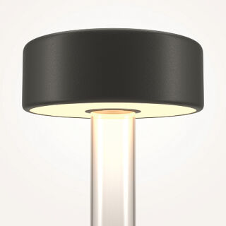 Maytoni Akkuleuchte Al Collaboration schwarz/transparent