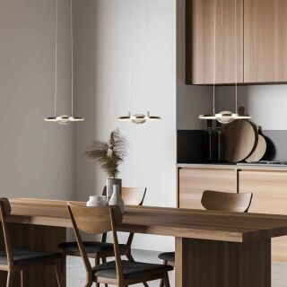 Steinhauer Soleil Pendelleuchte schwarz