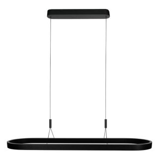 Steinhauer Mykty Pendelleuchte schwarz 120cm