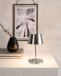 Villeroy & Boch Seoul RC chrom Akku LED Tischleuchte