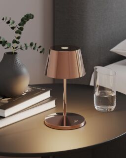 Villeroy & Boch Seoul RC roségold Akku LED Tischleuchte