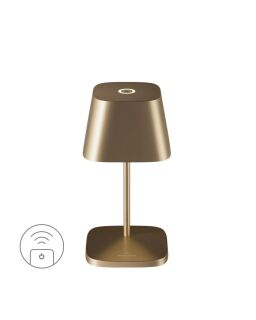 Villeroy & Boch Neapel RC gold gebürstet Akku LED Tischleuchte