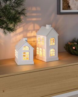 Sompex Dekoleuchte Glamor House weiß 16cm