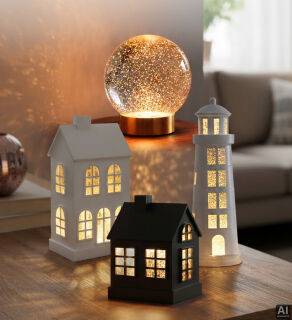 Sompex Dekoleuchte Glamor Bauble 13cm weiß