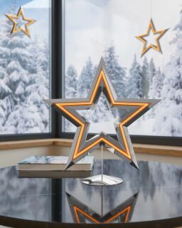 Sompex Freestar Dekoleuchte Stern chrom