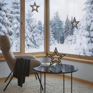 Sompex Freestar Dekoleuchte Stern gold