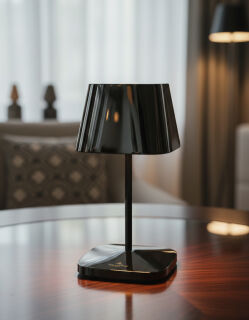 Villeroy & Boch Neapel RC schwarz ceramic Akku LED Tischleuchte