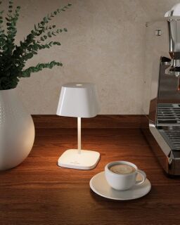 Villeroy & Boch Neapel RC weiß ceramic Akku LED Tischleuchte