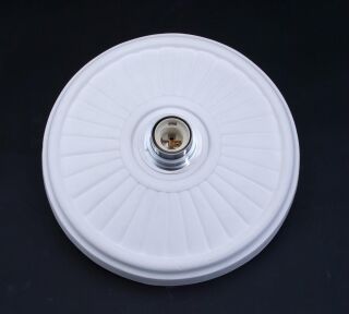 Wand- und Decken-Gipsleuchte Andro Wave weiß