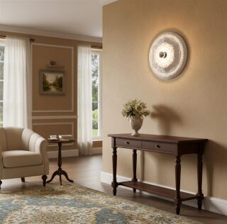 Wand- und Decken-Gipsleuchte Andro Ultra weiß