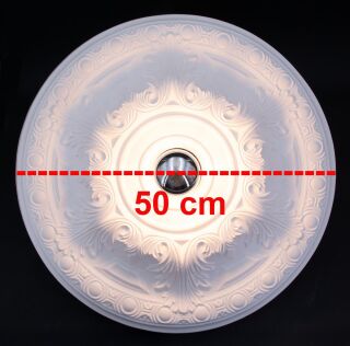 Wand- und Decken-Gipsleuchte Andro Ultra weiß