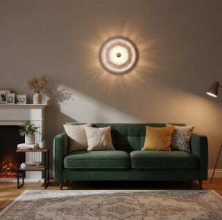 Wand- und Decken-Gipsleuchte Andro Ultra weiß