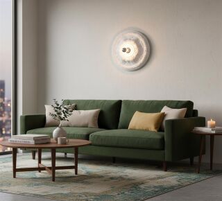 Wand- und Decken-Gipsleuchte Andro Ultra weiß