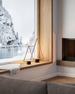 Sompex LED Akku-Tischleuchte Pine 2.0 schwarz 66cm