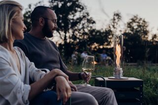 SPIN 900 Tischfeuer silber