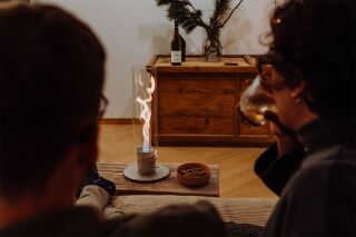 SPIN 900 Tischfeuer grau